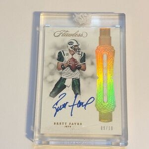 2018 Panini Flawless - Greats Brett Favre #GR-BF /10 (AU)